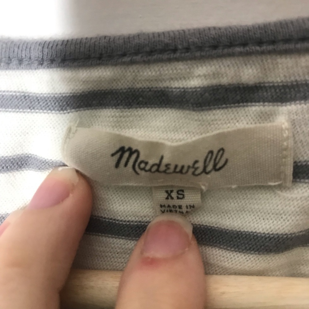 Madewell Stripped Tank Top - Picture 3 of 4